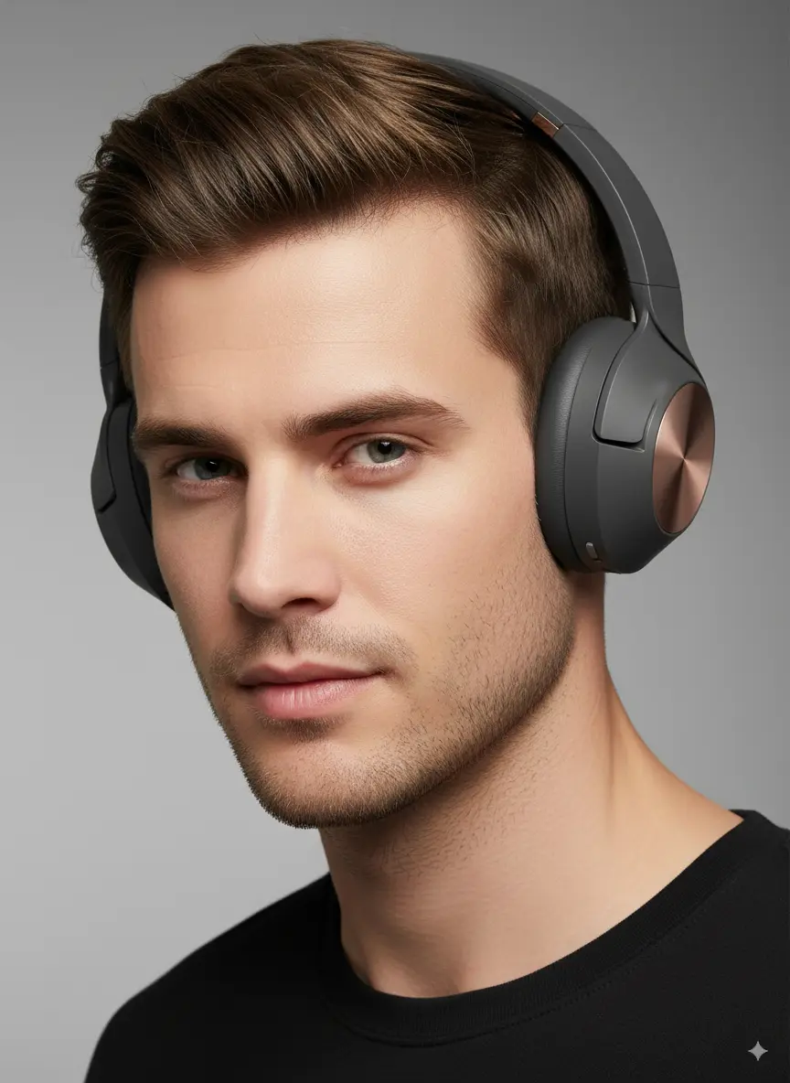 AI-powered product staging for Noise Canceling Wireless Headphones